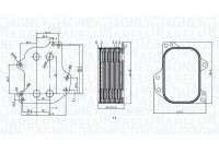 Oil cooler, engine oil