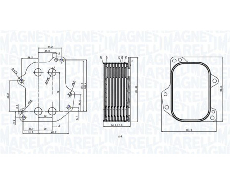 Oil cooler, engine oil