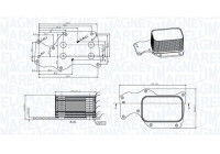 Oil cooler, engine oil