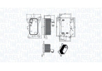 Oil cooler, engine oil