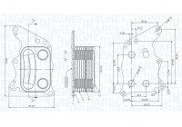 Oil cooler, engine oil