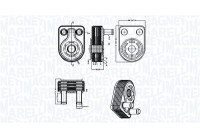 Oil cooler, engine oil