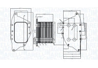 Oil cooler, engine oil