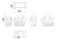 Oil cooler, engine oil