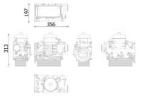 Oil cooler, engine oil