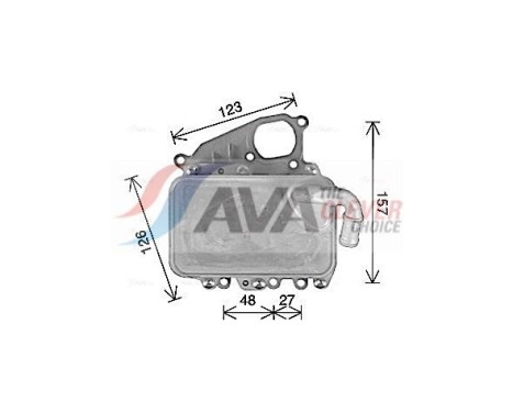 Oil Cooler, engine oil, Image 3
