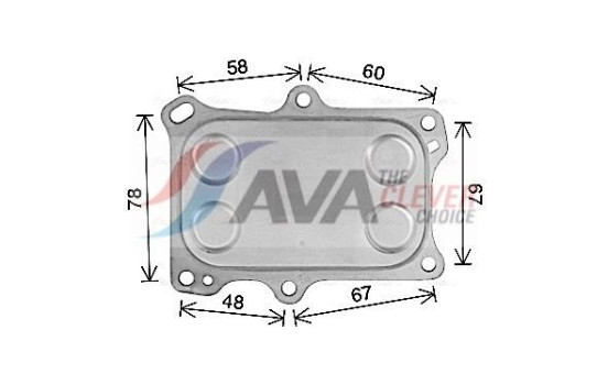 Oil Cooler, engine oil, Image 3
