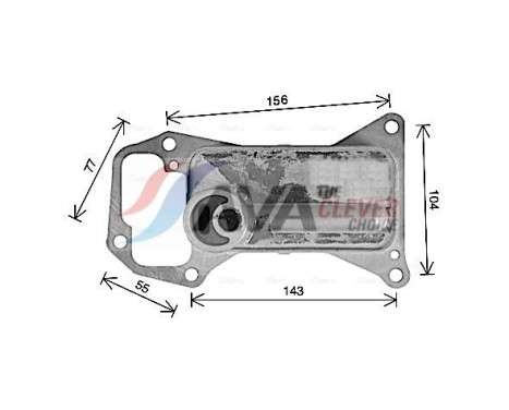 Oil Cooler, engine oil, Image 4