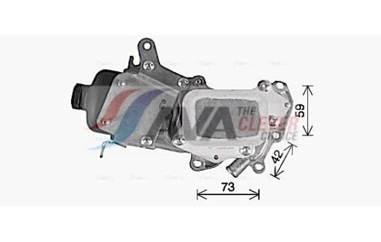 Oil Cooler, engine oil, Image 3