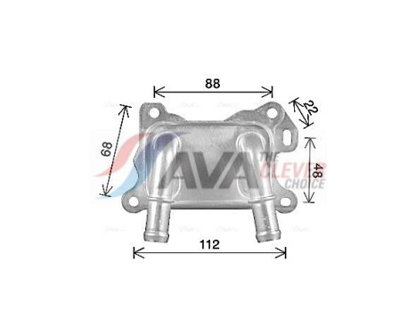Oil Cooler, engine oil, Image 3