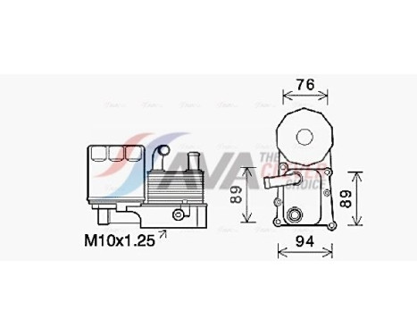 Oil Cooler, engine oil