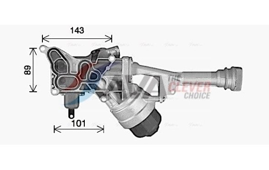 Oil Cooler, engine oil