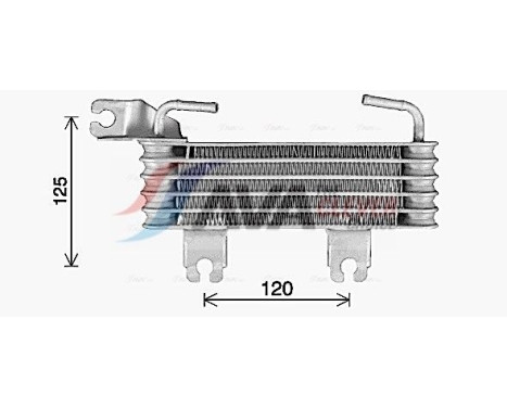 Oil Cooler, engine oil, Image 2