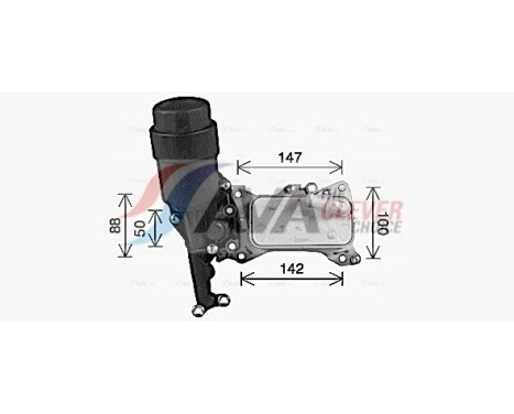 Oil Cooler, engine oil, Image 3