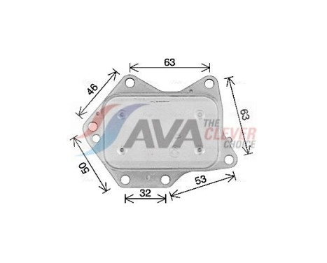 Oil Cooler, engine oil, Image 3