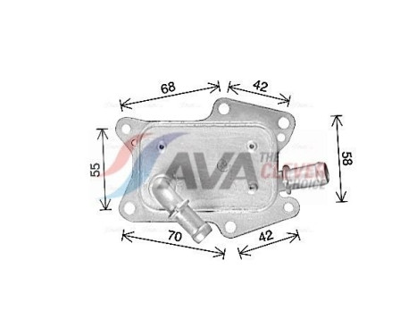 Oil Cooler, engine oil, Image 3
