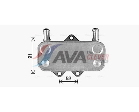 Oil Cooler, engine oil, Image 3