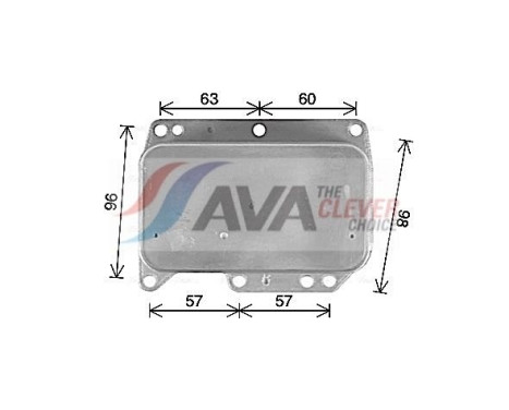 Oil Cooler, engine oil, Image 3
