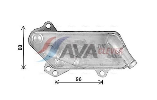 Oil Cooler, engine oil, Image 3