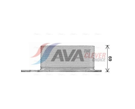 Oil Cooler, engine oil, Image 2