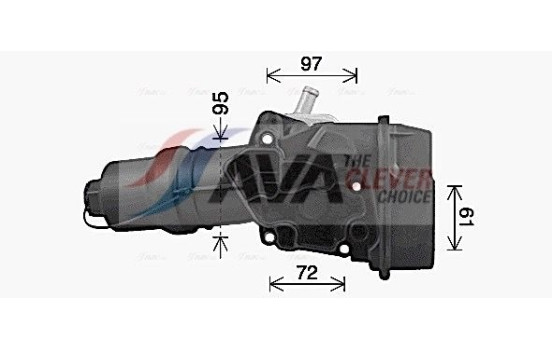 Oil Cooler, engine oil, Image 3