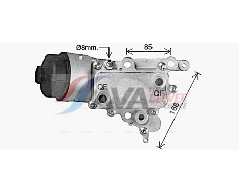 Oil Cooler, engine oil, Image 2