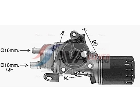 Oil Cooler, engine oil
