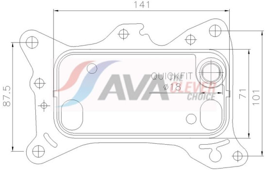 Oil cooler, engine oil