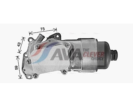 Oil Cooler, engine oil, Image 3