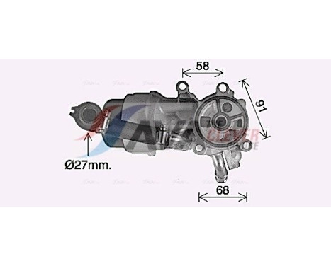 Oil Cooler, engine oil, Image 3