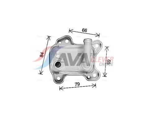 Oil Cooler, engine oil, Image 2