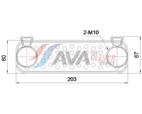 Oil cooler, engine oil