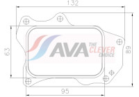 Oil cooler, engine oil