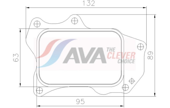 Oil cooler, engine oil