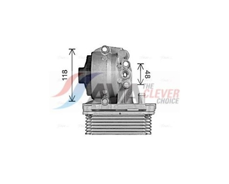 Oil Cooler, engine oil, Image 3