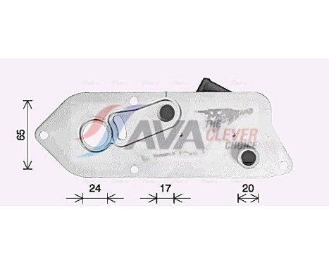 Oil Cooler, engine oil, Image 2