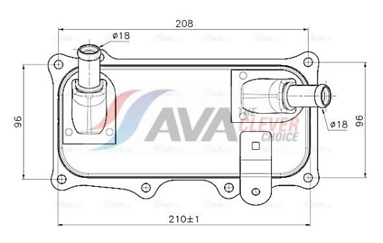 Oil cooler, engine oil