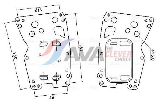 Oil cooler, engine oil