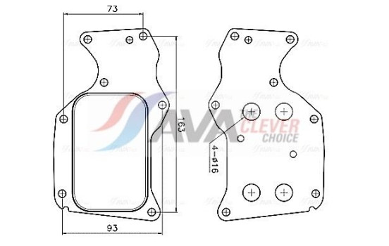 Oil cooler, engine oil