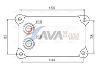 Oil cooler, engine oil