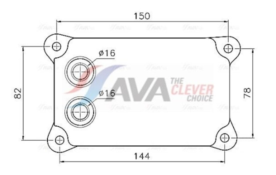 Oil cooler, engine oil