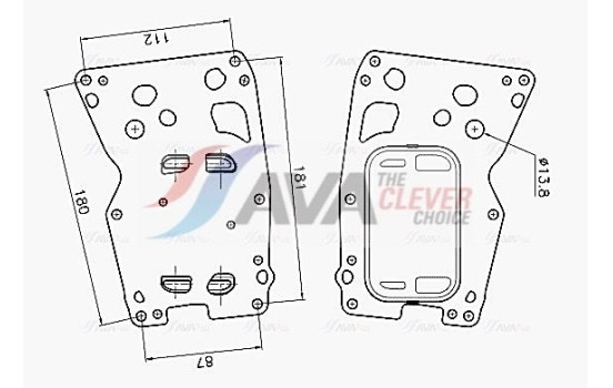 Oil cooler, engine oil