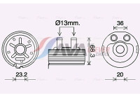 Oil Cooler, engine oil