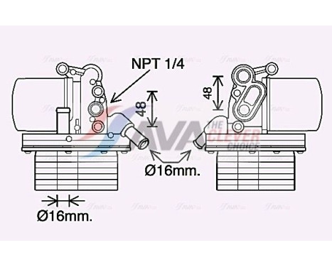 Oil Cooler, engine oil