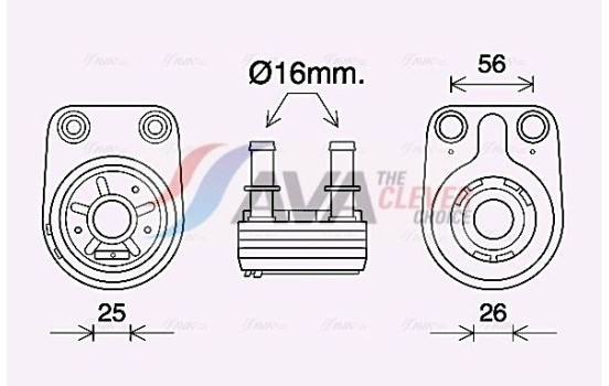 Oil Cooler, engine oil