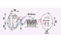 Oil Cooler, engine oil