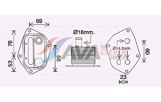 Oil Cooler, engine oil
