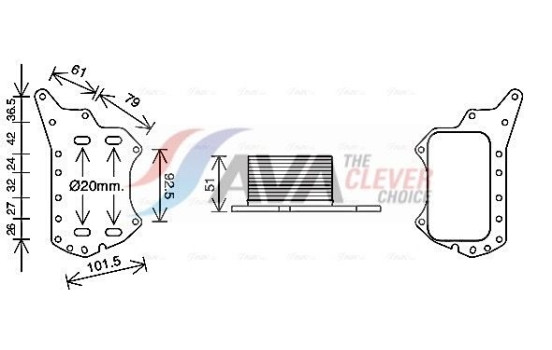 Oil Cooler, engine oil