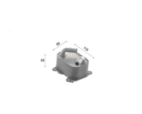Oil cooler, engine oil, Image 11