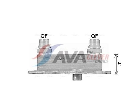 Oil Cooler, engine oil, Image 2